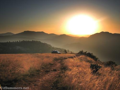 Jon's Land Rover in Swaziland