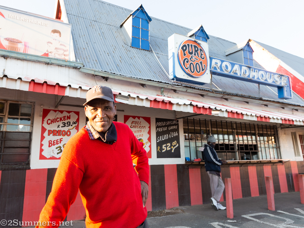 William Ratsoma, waiter at Pure and Cool