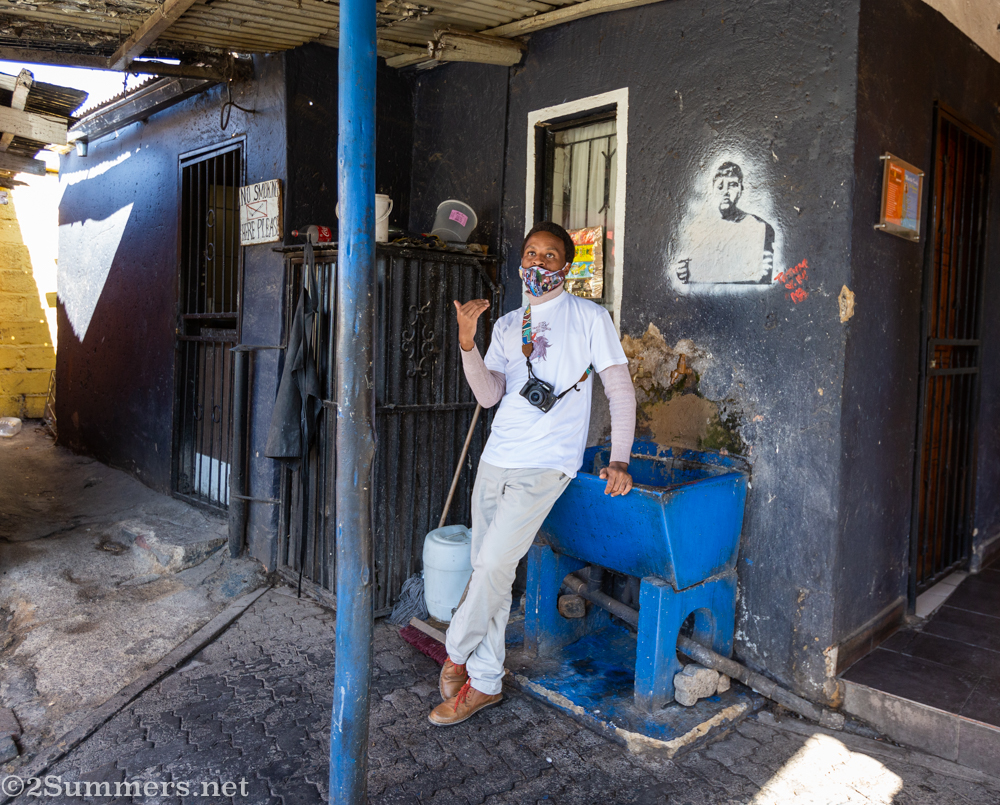 Siphiwe Ngwenya of the Maboneng Township Arts Experience