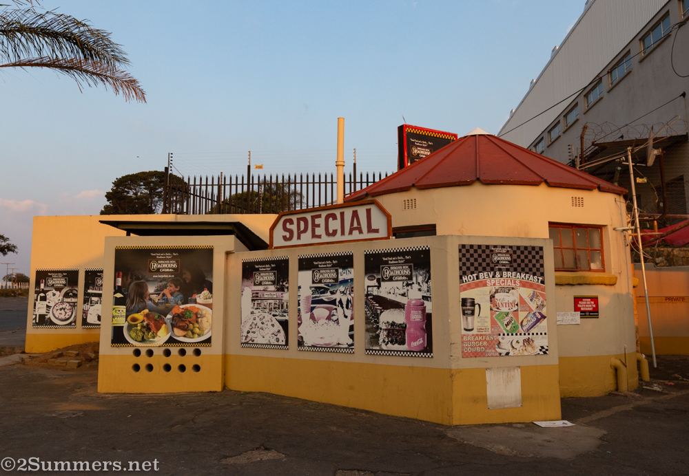 Burger Box bathroom building