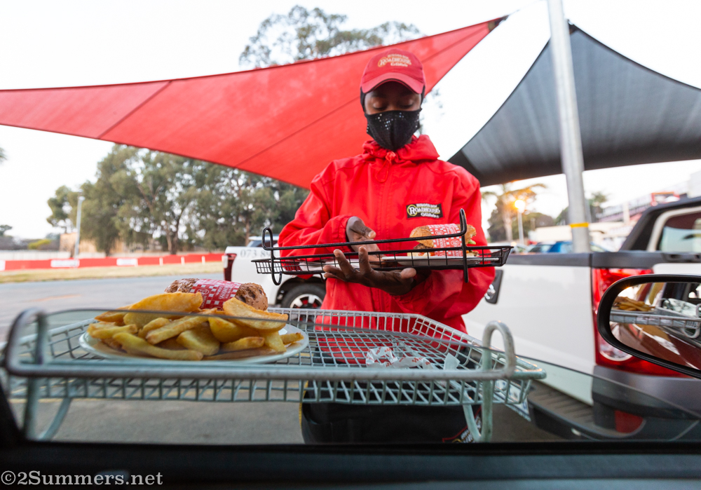 Meal served at the Burger Box