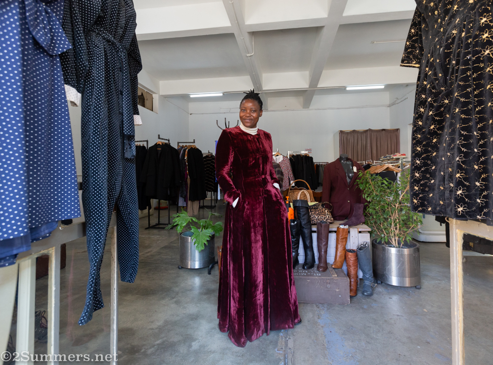 Nomalanga Ndebele at Germiston Vintage Clothing
