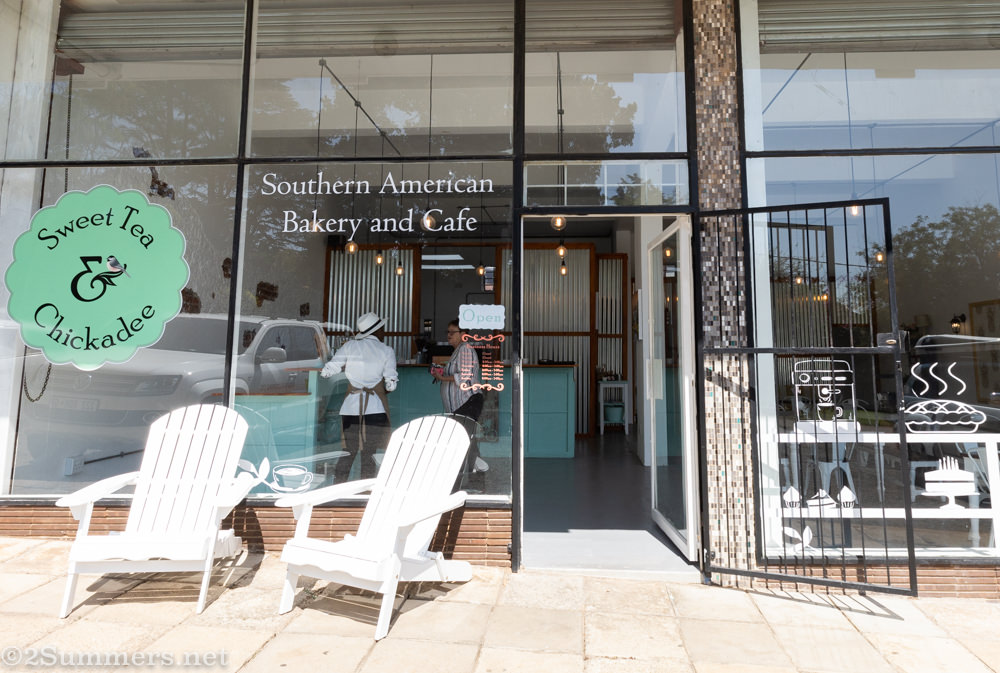 Outside Sweet Tea and Chickadee