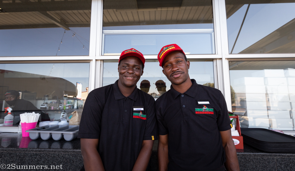 Servers at Senhor Galo’s