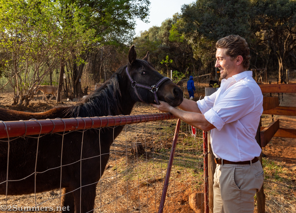 Zac Hendricks and his horse