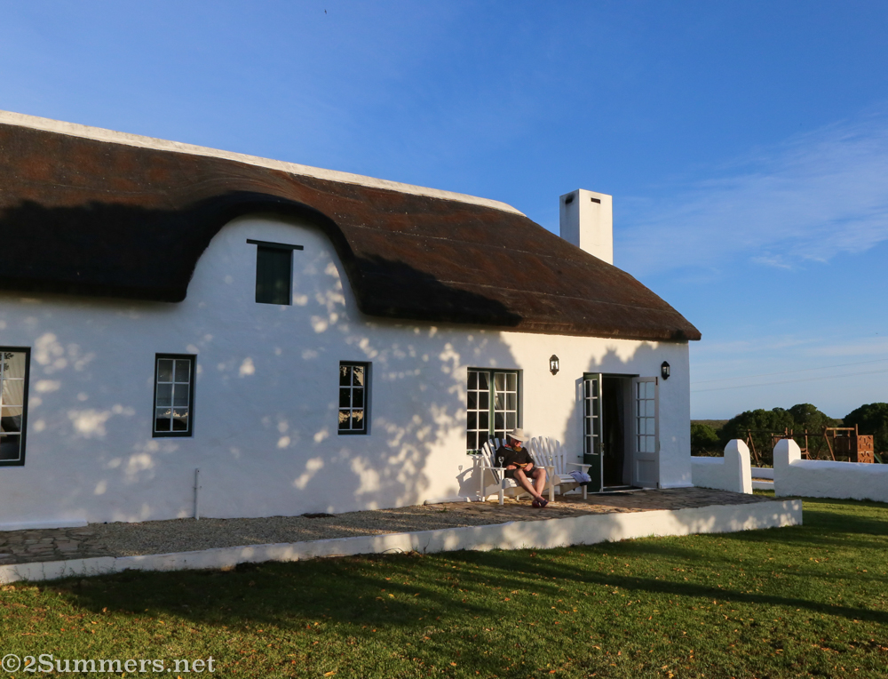Outside the Cloete Suite at De Hoop