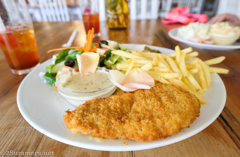 Pork schnitzel from the Rose Kitchen