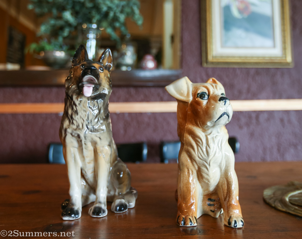 Ceramic dogs