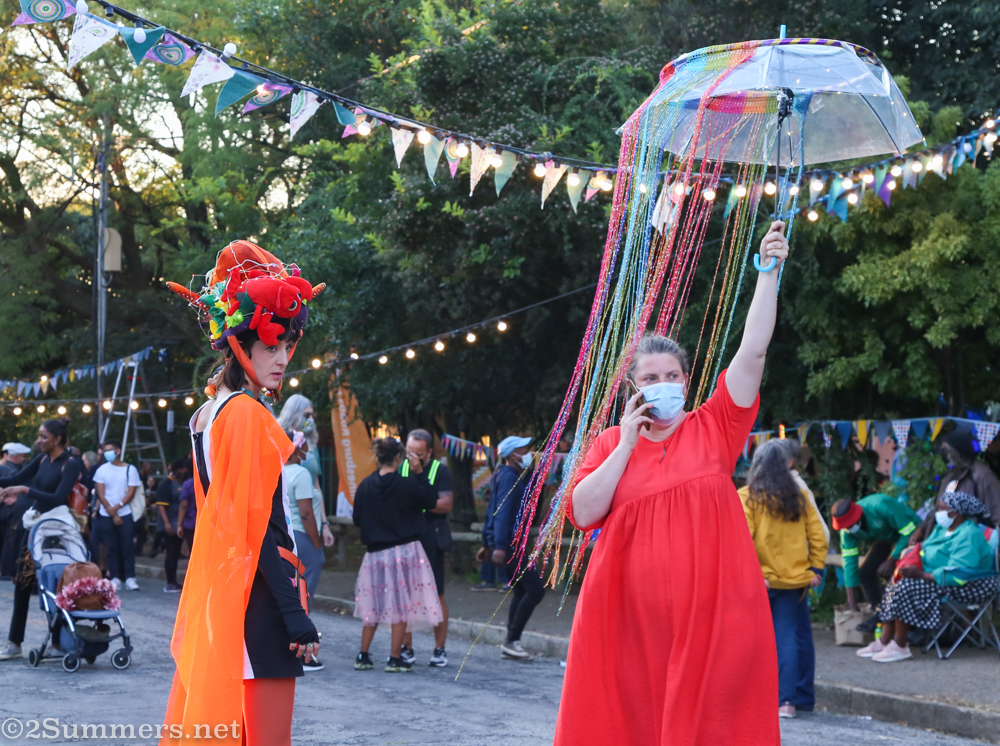 Tamzyn and Sophia at the festival