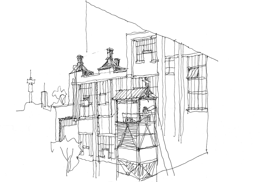 Sketch of the Gas Works