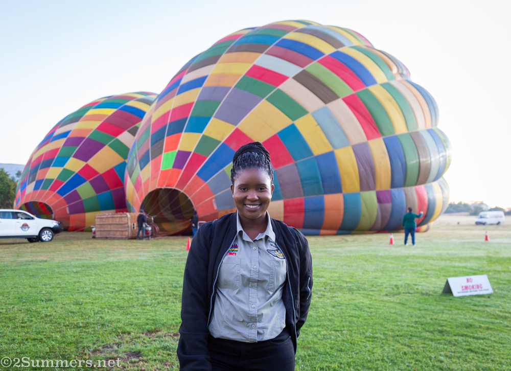 Sema Mathebula, South Africa’s first black woman balloon pilot