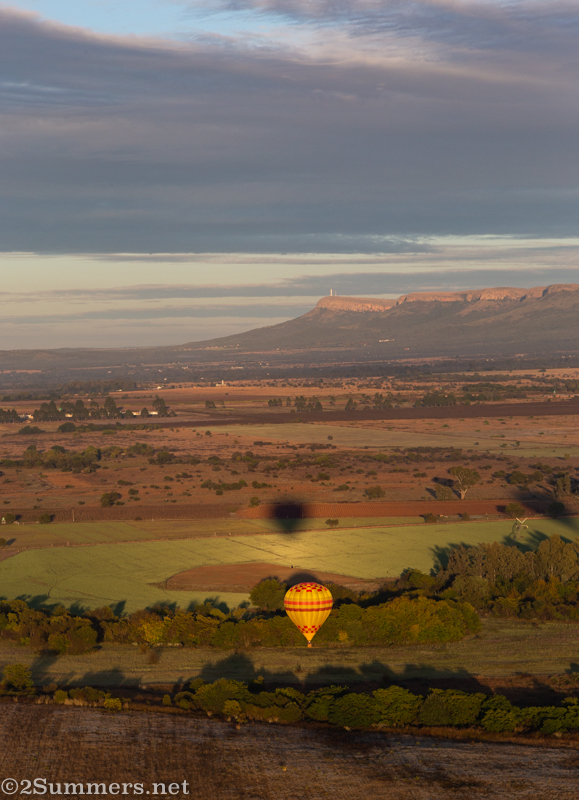 Vertical balloon shot