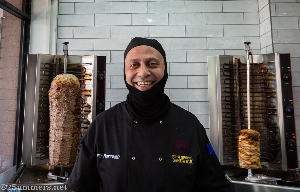 Chef Muhammed of King Arabic Sandwich in Roodepoort