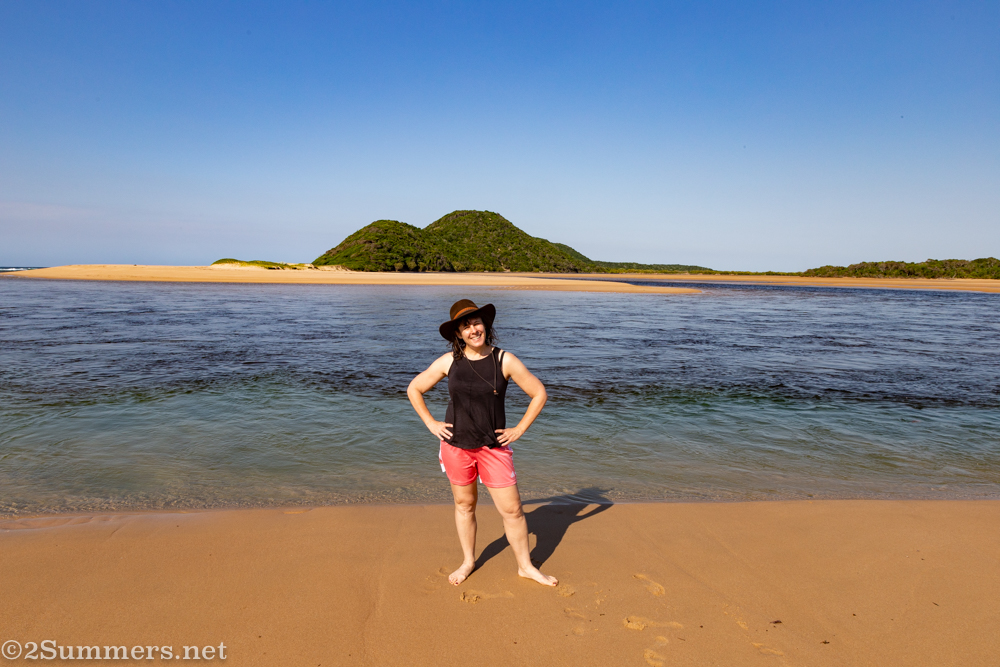Heather at Kosi Mouth in KwaZulu-Natal