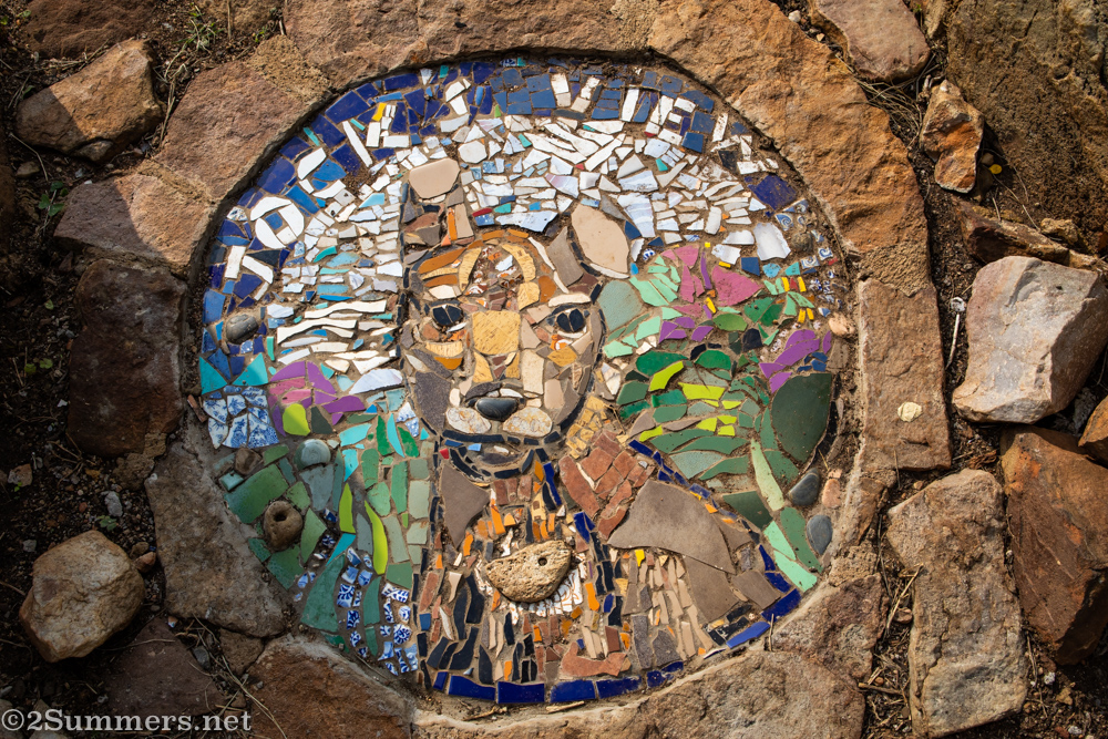 Andrew Lindsay mosaic, Jock’s View, in the Wilds