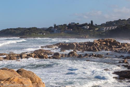 Looking out over Leisure Bay