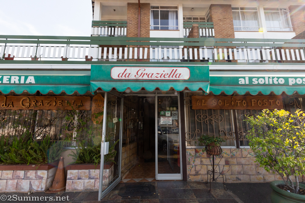 da Graziella, an Italian restaurant in the Mediterranean East Rand