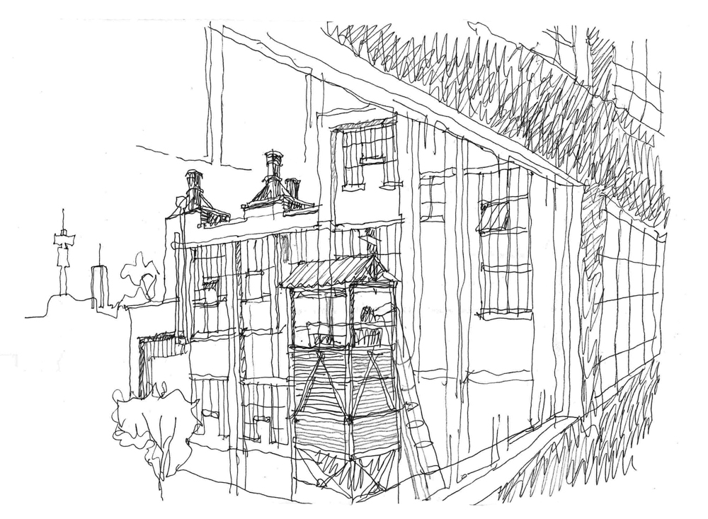 Sketch of the Johannesburg Gas Works