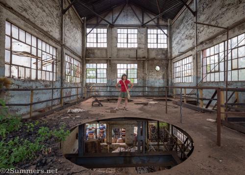 Heather in the Johannesburg Gas Works