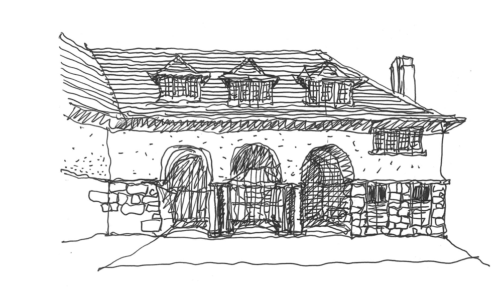 Thorsten’s drawing of the Glenshiel arches