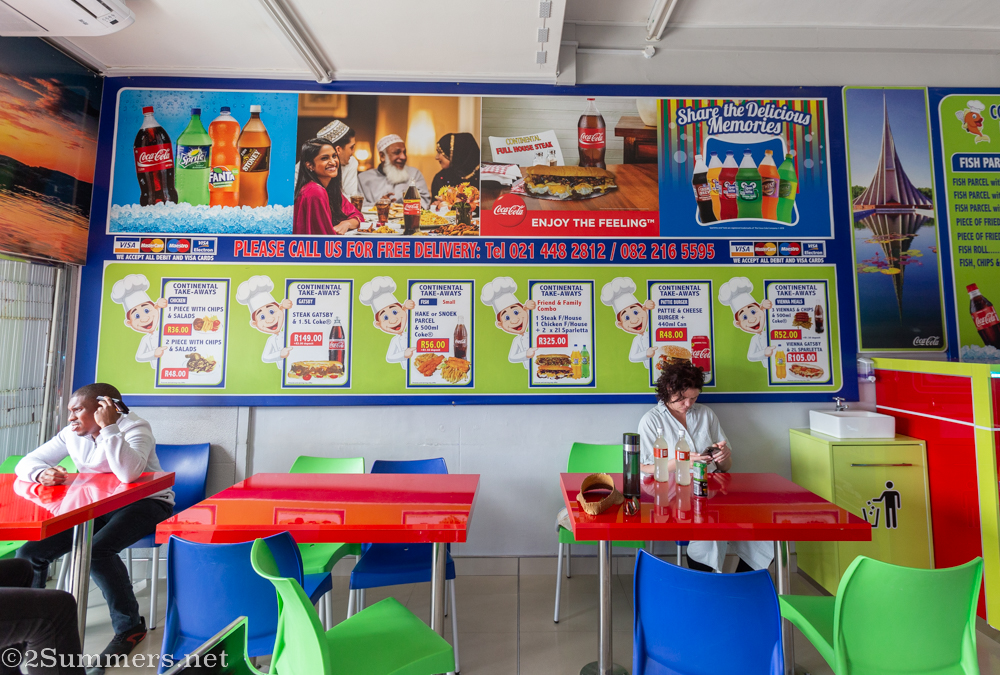 Continental Take-Aways seating area
