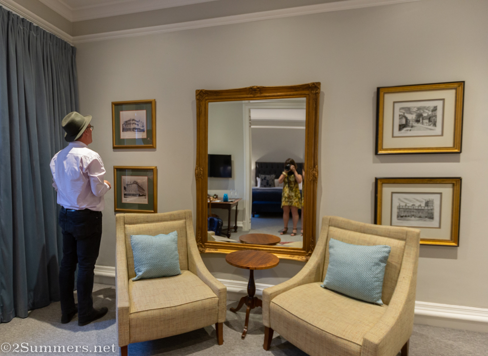 Rand Club hotel sitting room