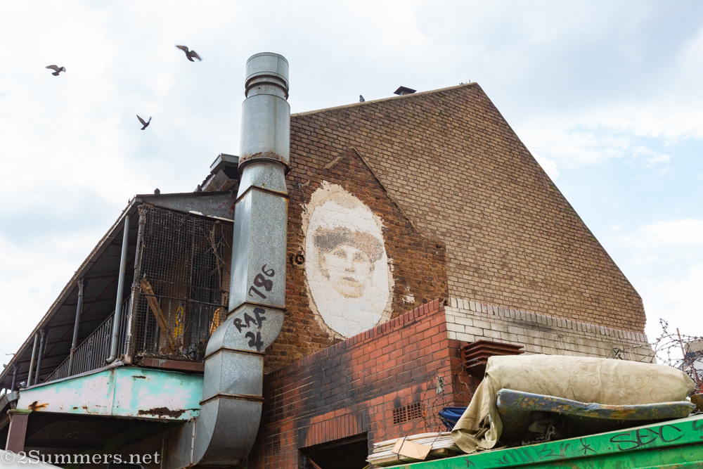 Hannelie Coetzee piece at the back of Lilian Road Studios