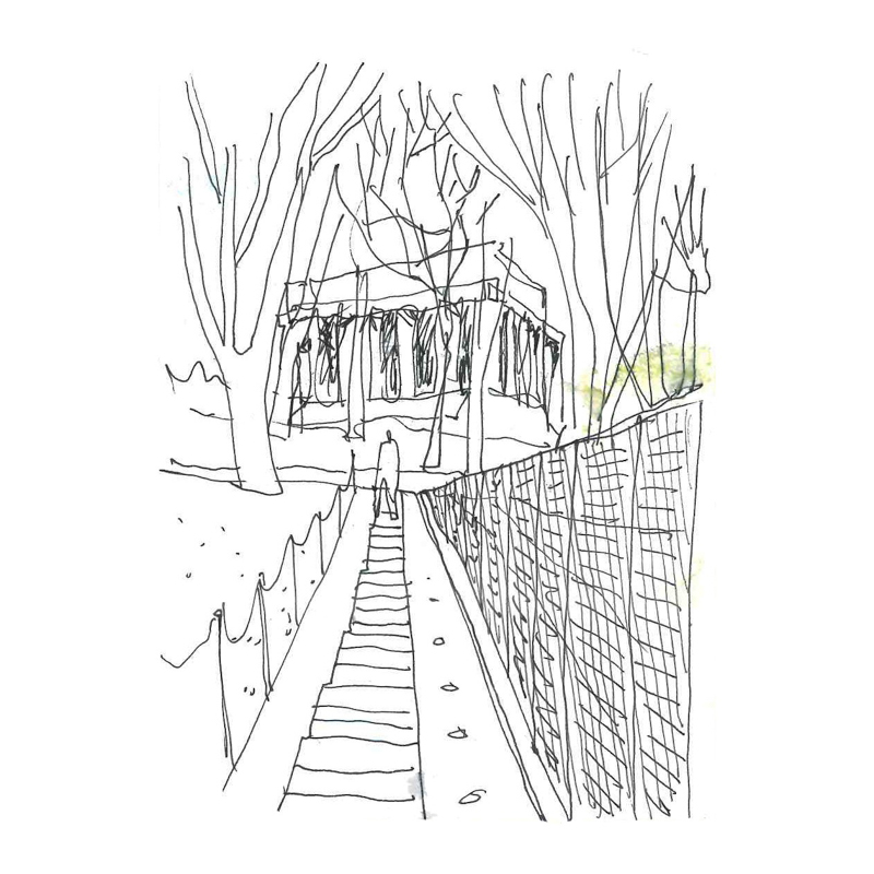 Vietnam Veterans Memorial sketch