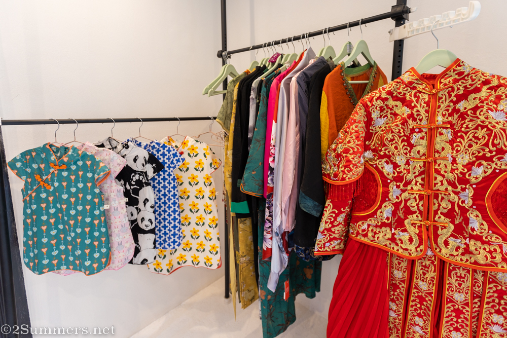 Clothes for sale at Tea and Antique