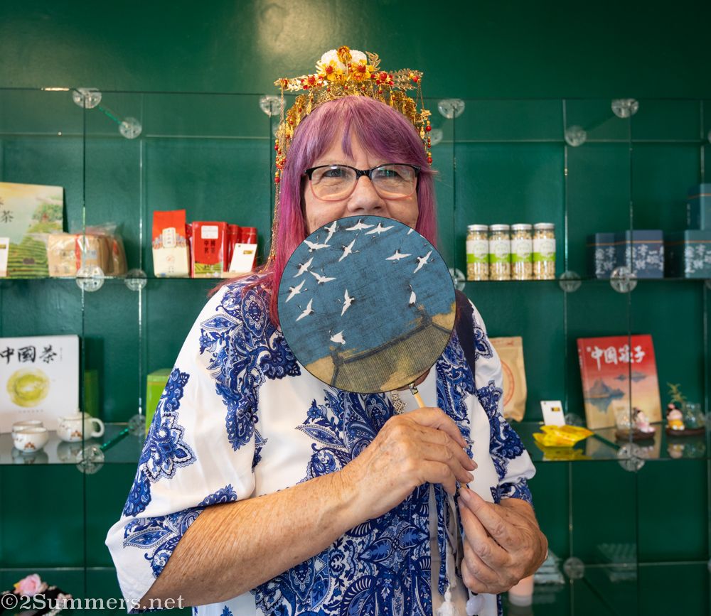 Gail in Chinese crown