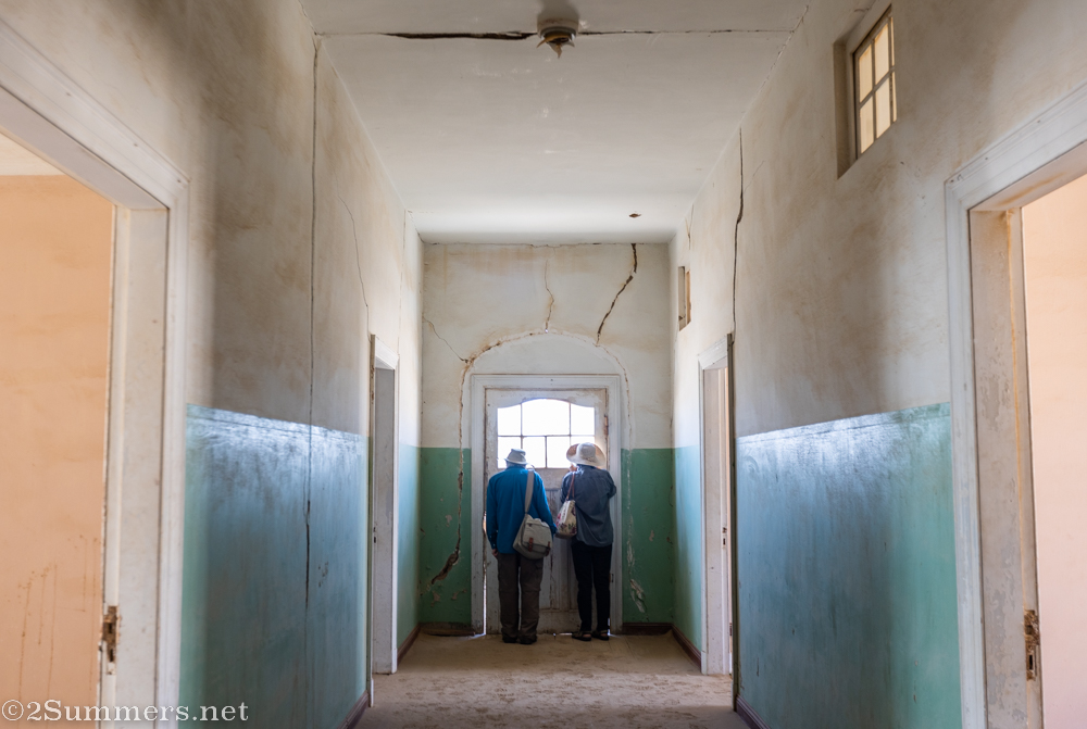 Tourists at Kolmanskop