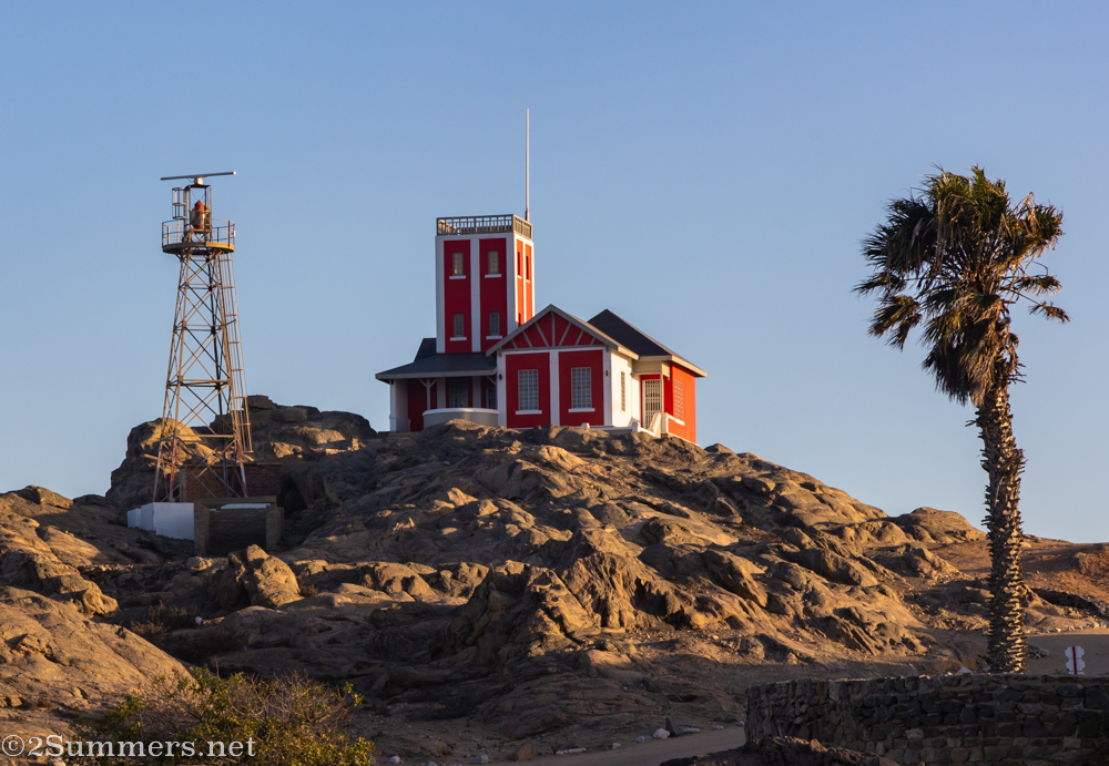 Lighthouse in Shark Island, Luderitz