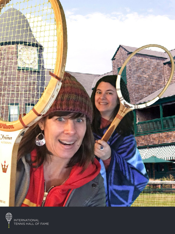 Tennis Hall of Fame photobooth