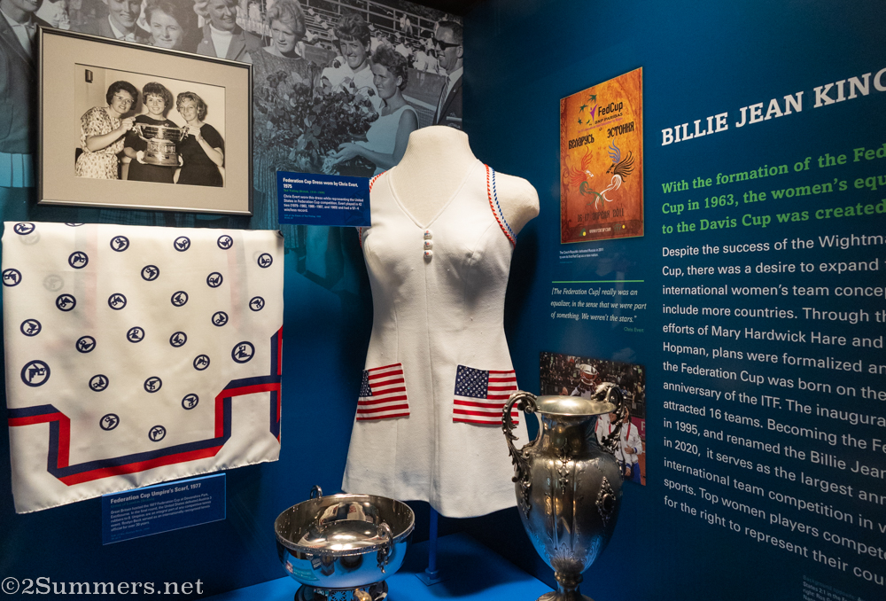 Chris Evert tennis dress