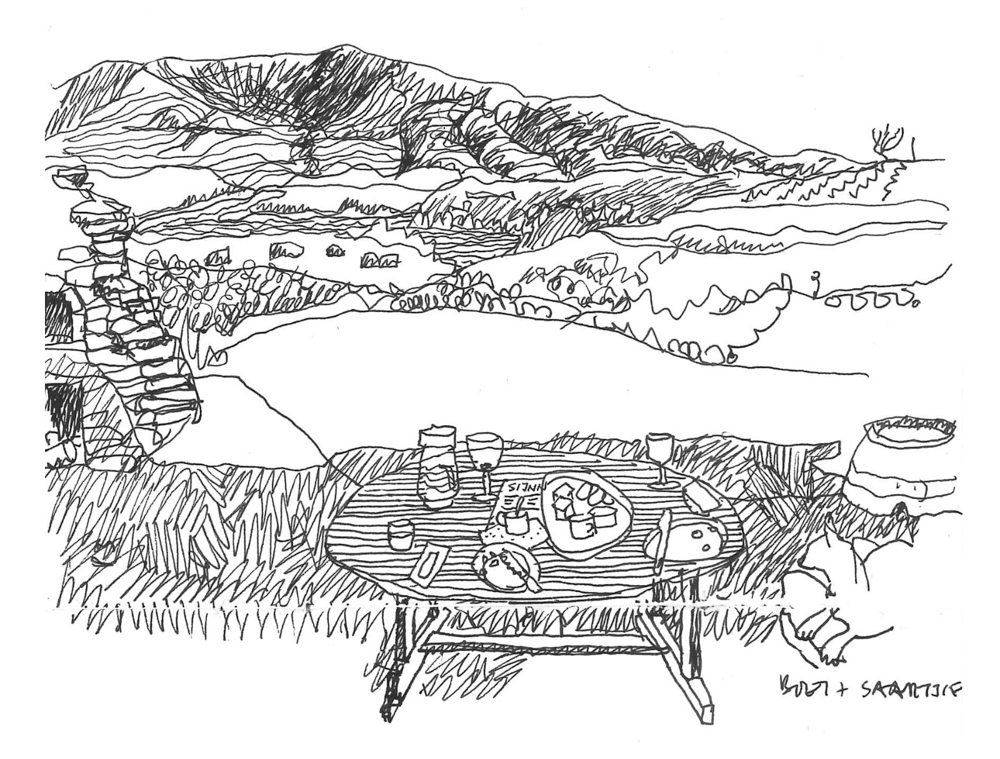 Sketch of the Malgas landscape