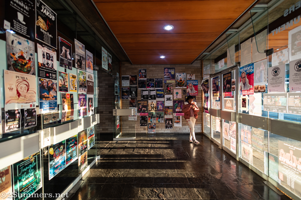 NAF attendee in the Monument entryway