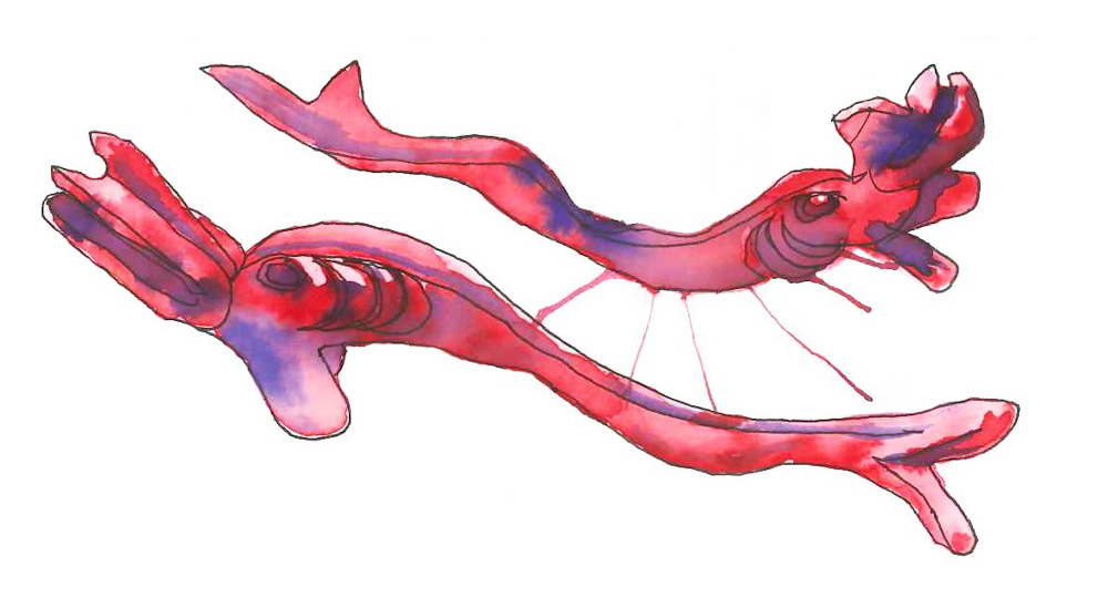 Fishbird sketch by the Thinking Hand.