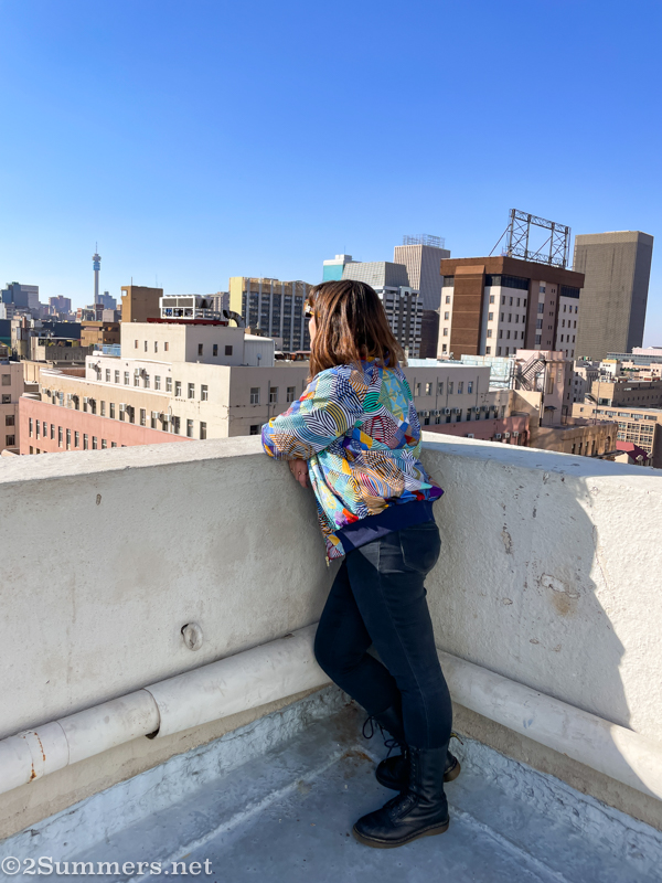 Heather in Caraci jacket