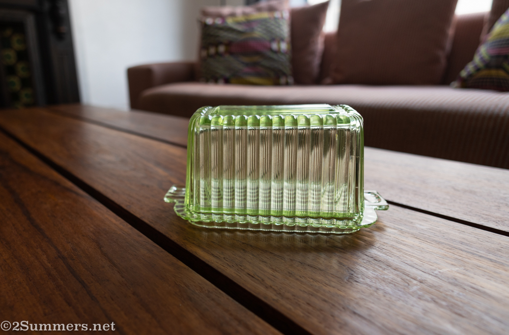 Vintage butter dish from Pretty Old Thing