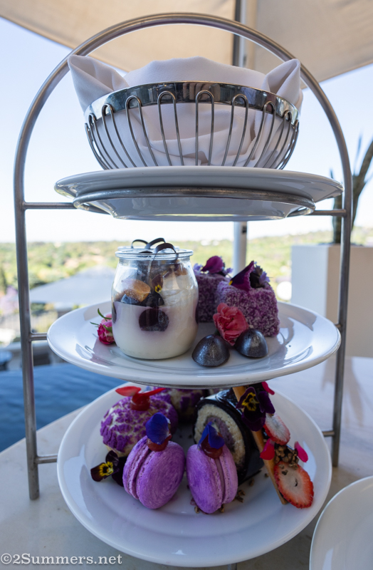 Purple sweets from the Four Seasons Westcliff