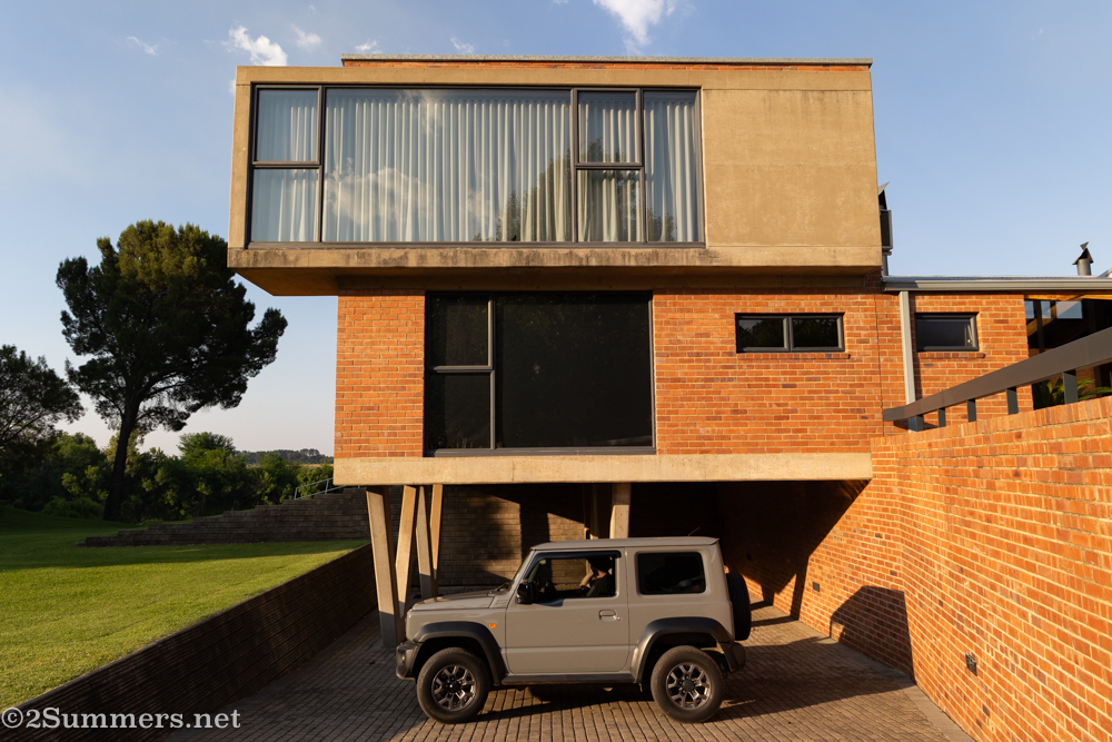 Greylene at the house on the Vaal River