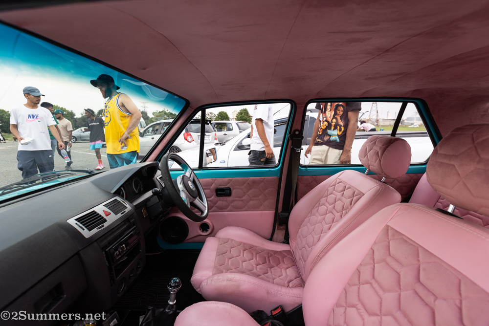 Pink Citigolf interior