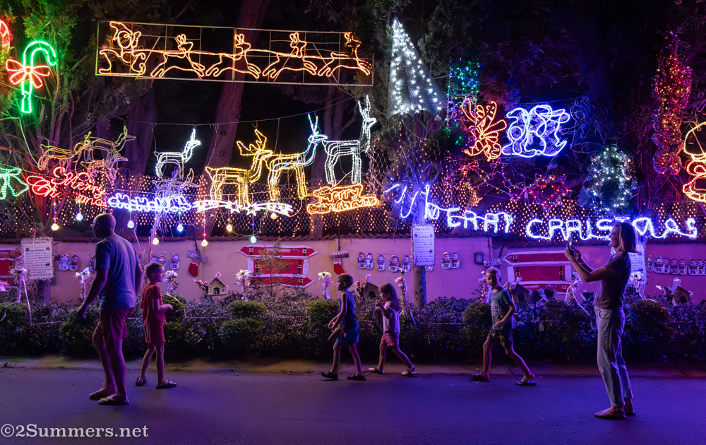 Christmas lights on Moray Drive, Bryanston