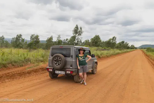 Greylene the Suzuki Jimny at Mapungubwe