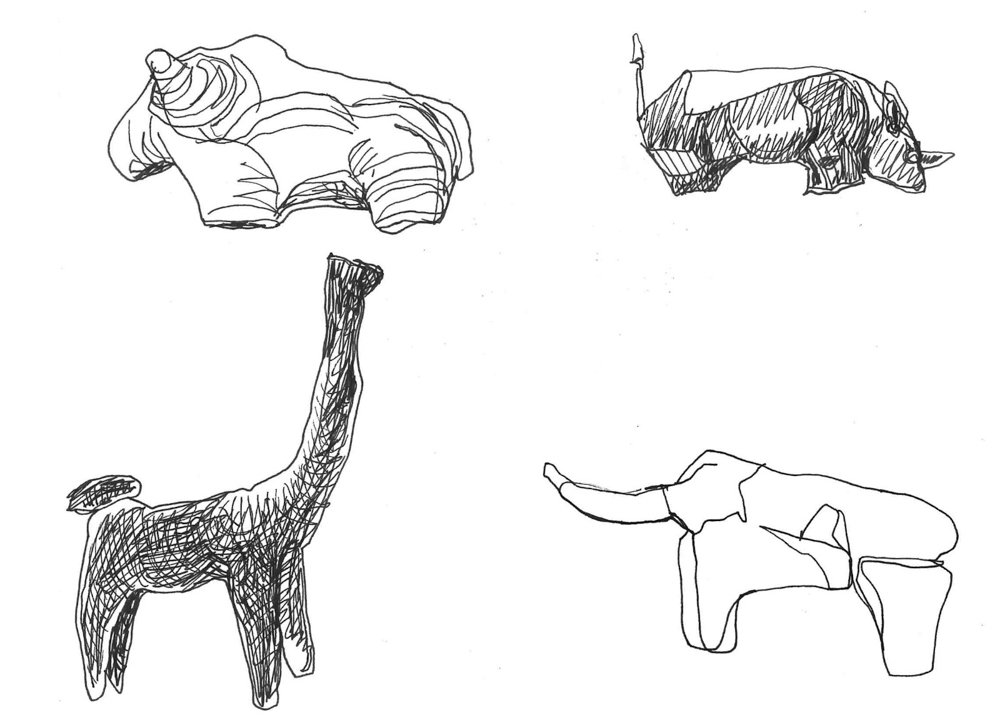 Sketch of Mapungubwe artifacts