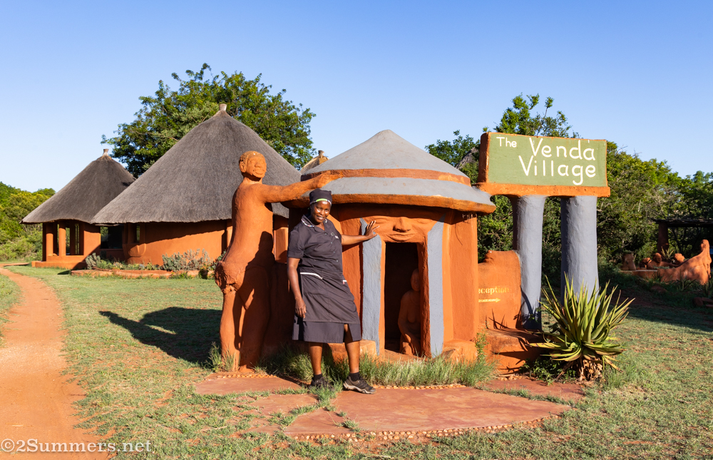 Joyce at the Venda Village at Leshiba Wilderness