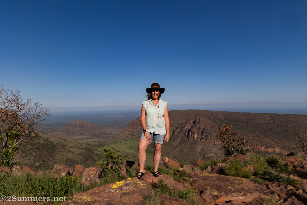 Heather at the Lenong viewpoint