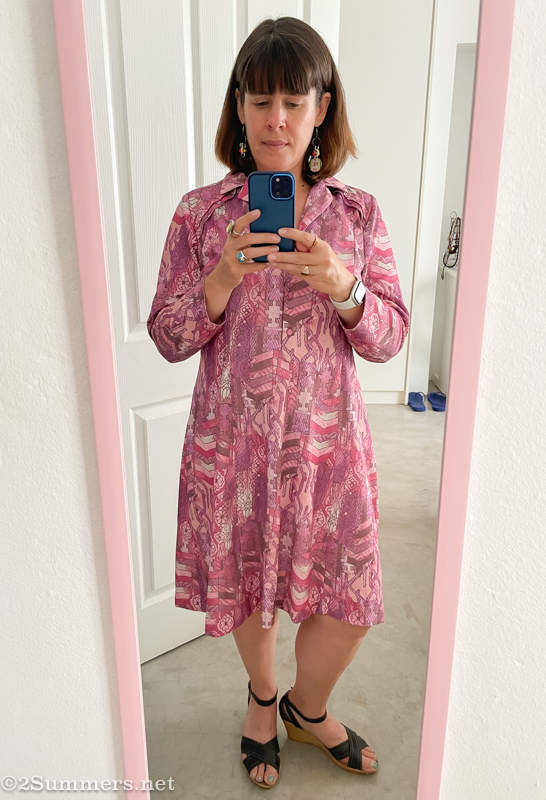 Heather in vintage dress