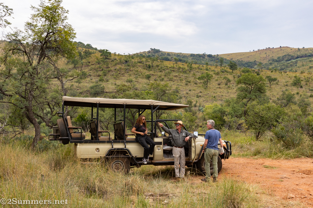 Outside the Malapa Site on the Human Origins tour