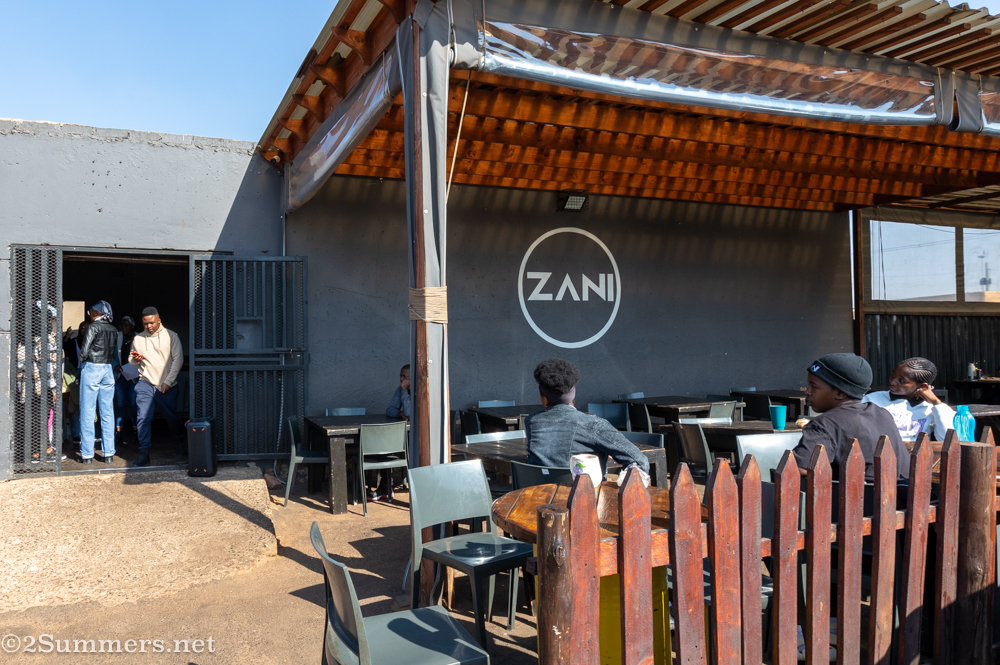 Outside Zani Eatery